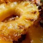Rum-Soaked Fried Pineapple