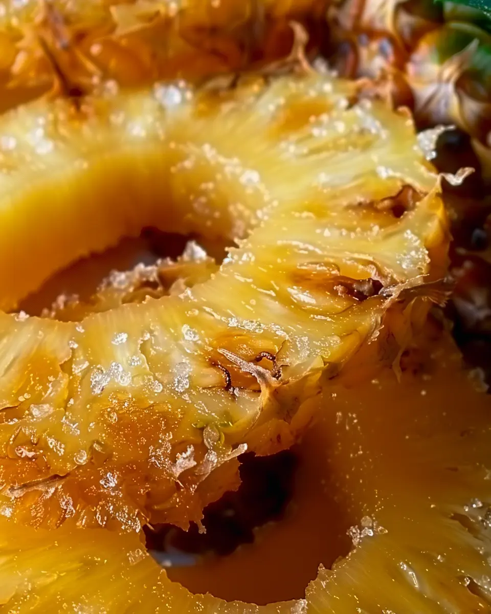 Rum-Soaked Fried Pineapple: A Sweet Indulgence to Savor