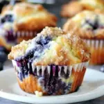 Delicious Blueberry Cream Cheese Muffins