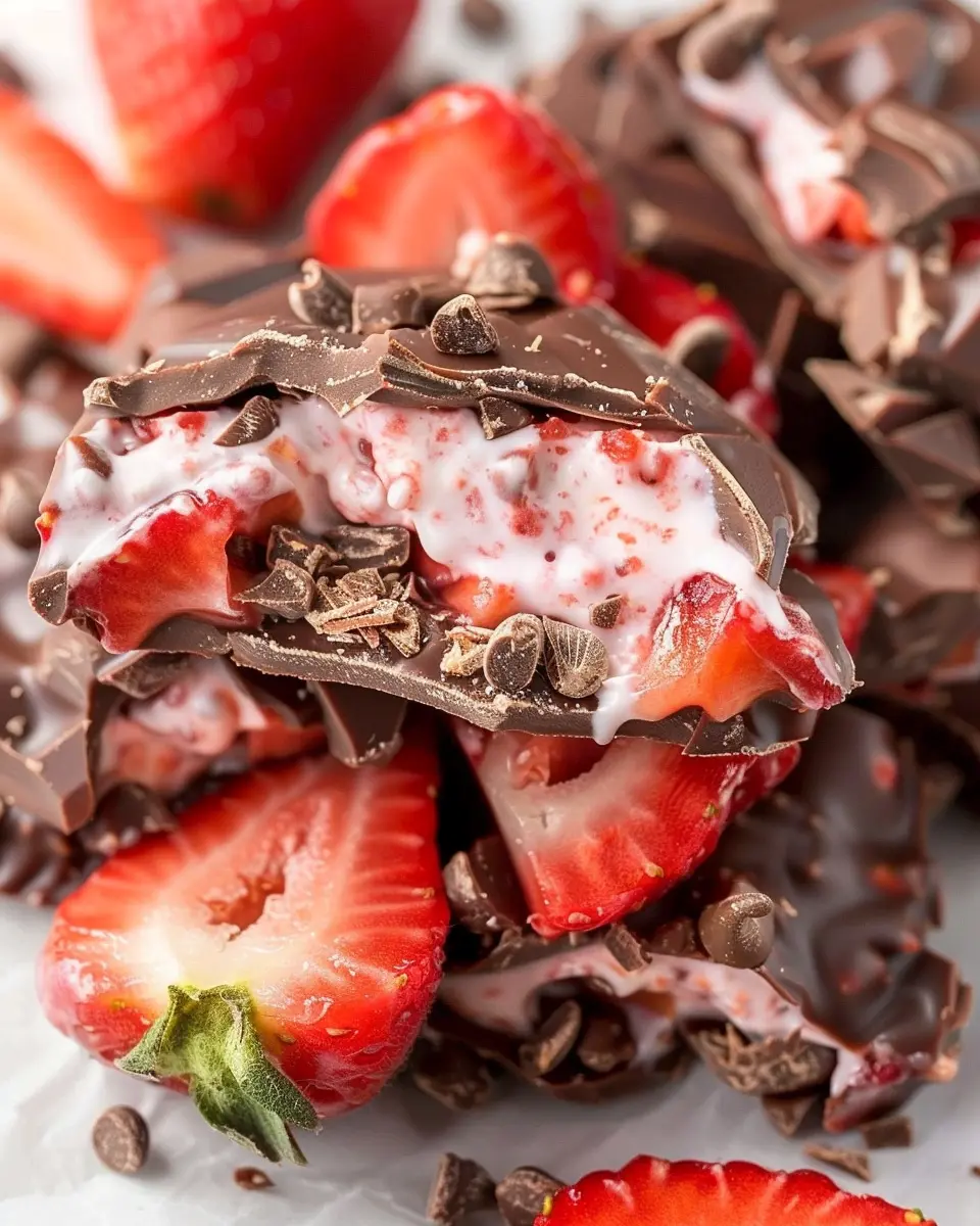 Chocolate Strawberry Yogurt Clusters: Easy Indulgent Treats at Home