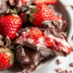 Chocolate Strawberry Yogurt Clusters