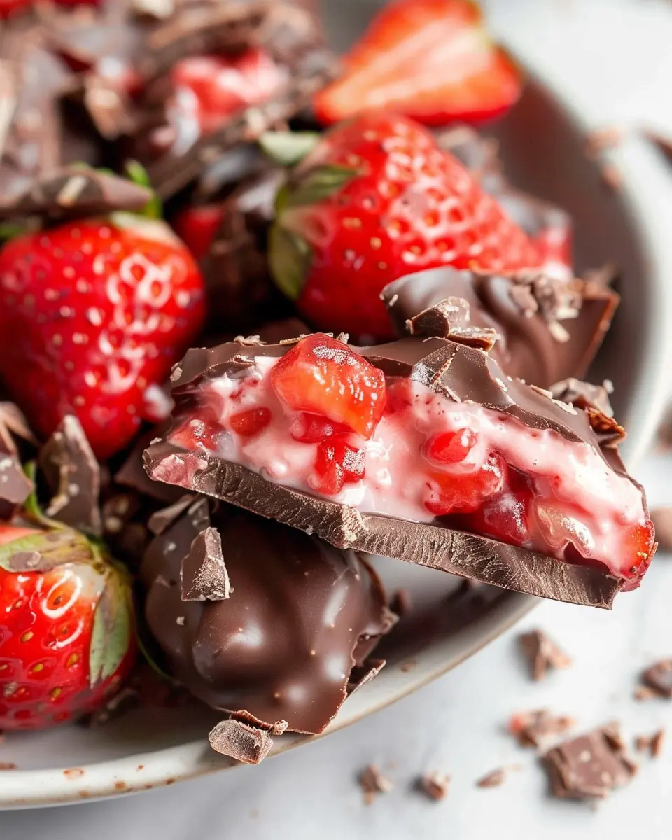 Chocolate Strawberry Yogurt Clusters: Easy Indulgence You’ll Love