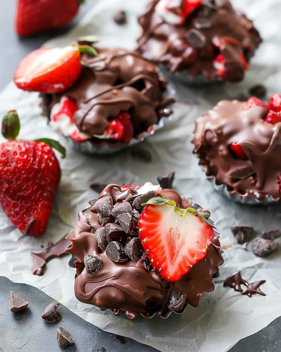 Chocolate Strawberry Yogurt Clusters: A Simple Indulgent Treat