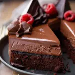 Dark Chocolate Mousse Cake