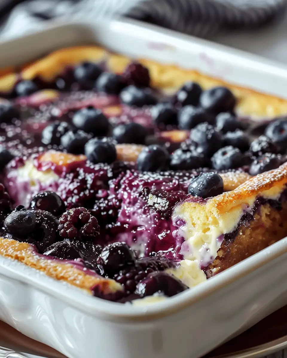 Easy Blueberry Cheesecake Dump Cake: Simple Indulgence at Home