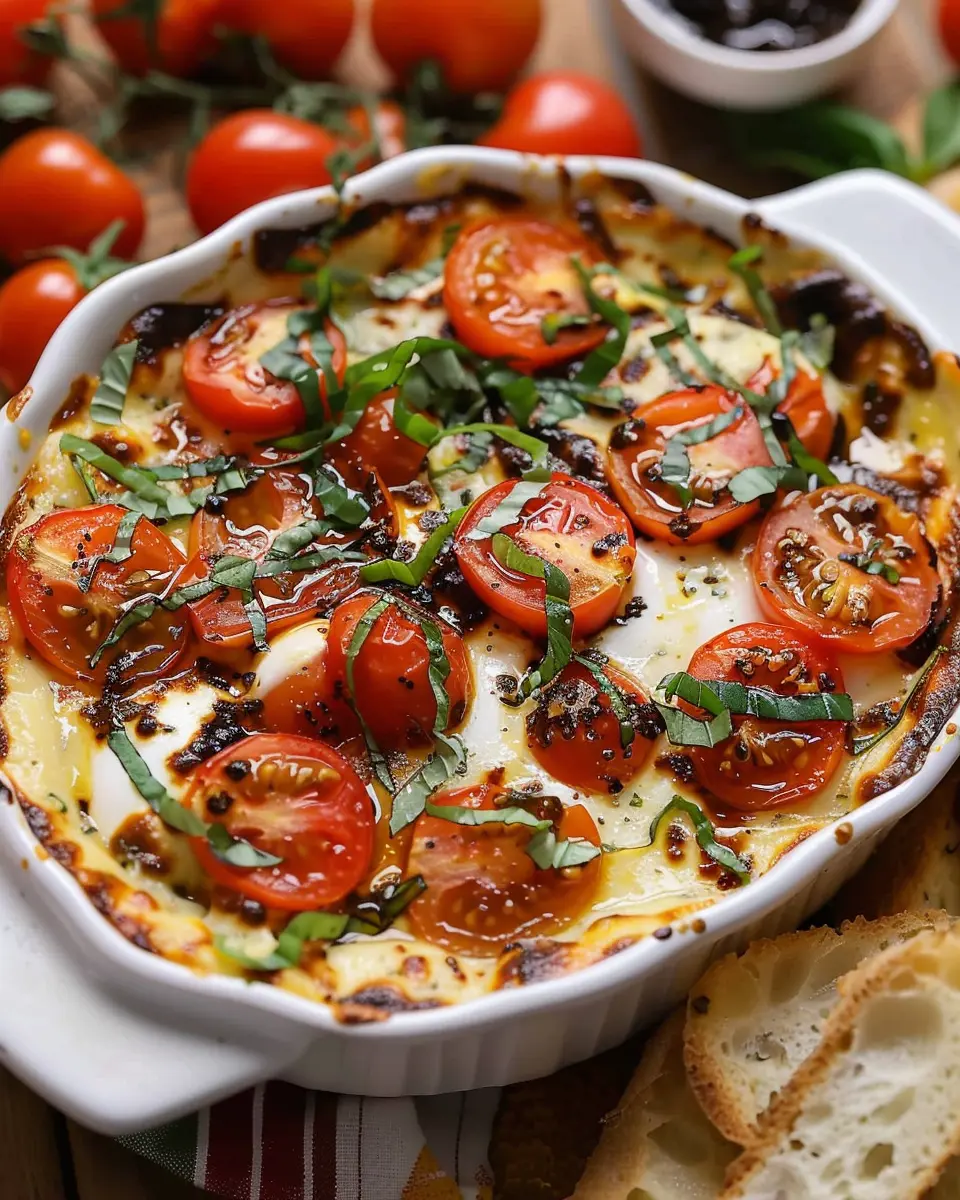 Caprese Dip Recipe: Easy &amp; Indulgent Twist with Turkey Bacon