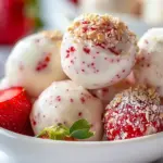 Strawberry Cheesecake Protein Balls