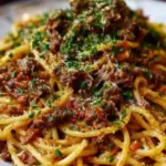 Cajun Beef Spaghetti