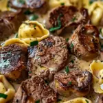 Cracked Garlic Steak Tortellini