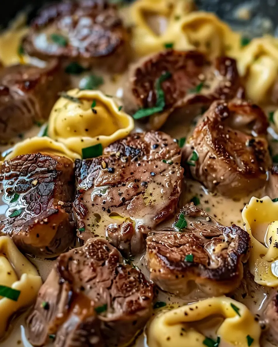 Cracked Garlic Steak Tortellini: The Best Homemade Comfort Dish