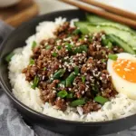 Korean Ground Beef Bowl