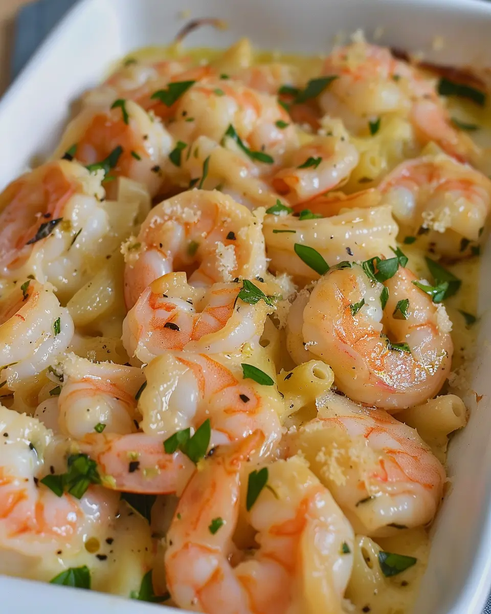 Shrimp Scampi Pasta Bake: Easy and Indulgent Family Delight