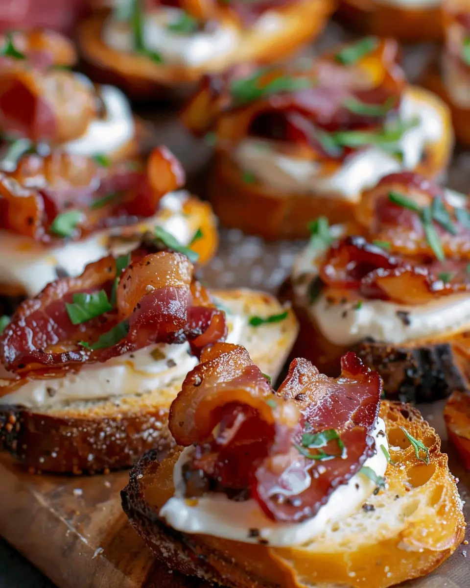 Million Dollar Turkey Bacon Crostini: The Best Indulgent Appetizer