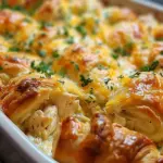 Cheesy Chicken Crescent Bake