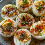 Cajun Boiled Eggs