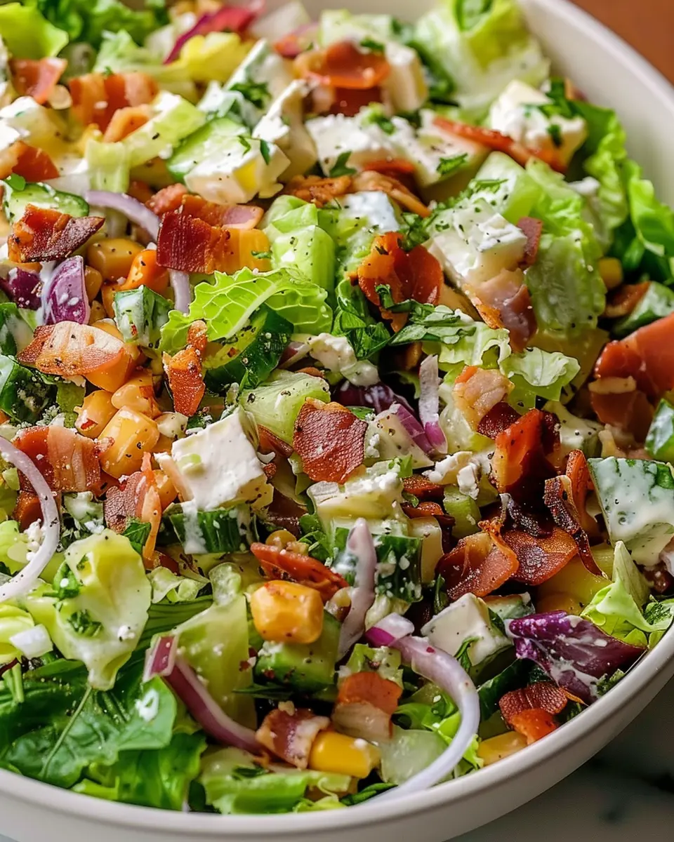 Ruth’s Chris Chopped Salad Recipe: A Fresh Twist with Turkey Bacon