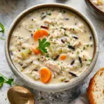 Creamy Crockpot Chicken Wild Rice Soup