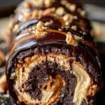 Irresistible Peanut Butter Cup Chocolate Roll