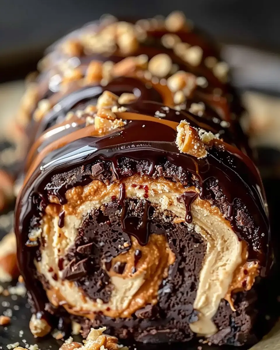 Irresistible Peanut Butter Cup Chocolate Roll: Delightfully Indulgent Dessert