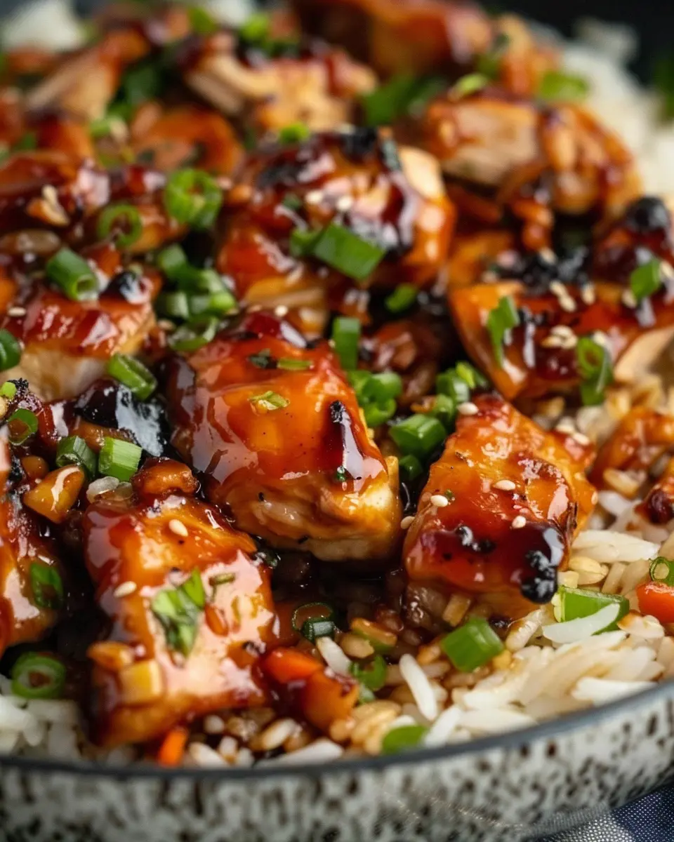one-pan bold honey bbq chicken rice