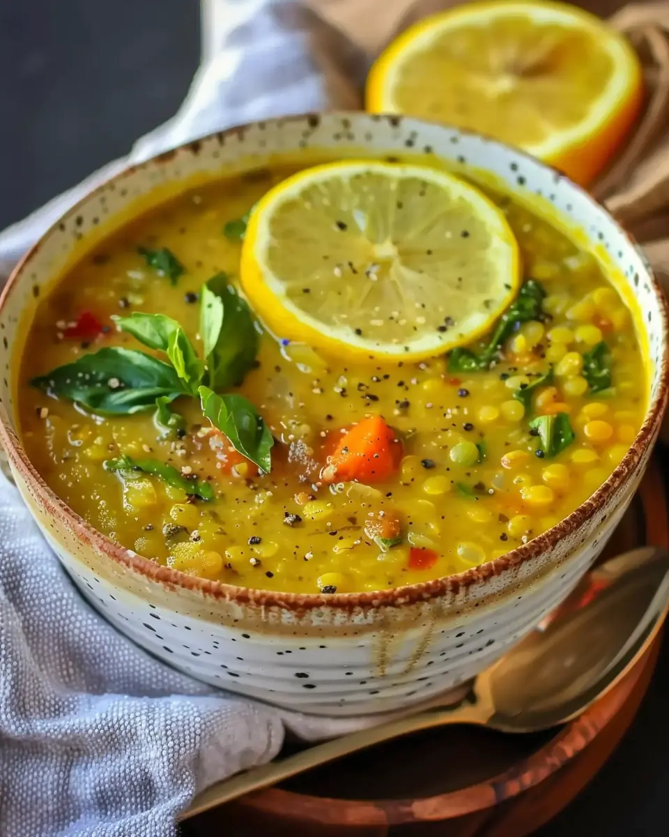 Lemon Lentil Soup: A Cozy and Healthy Comfort Recipe