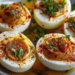 Cajun Boiled Eggs