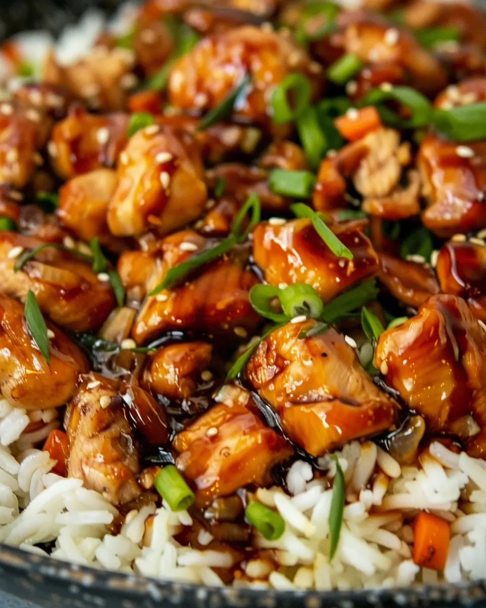 one-pan bold honey bbq chicken rice