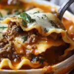 Mouthwatering One Pot Lasagna Soup