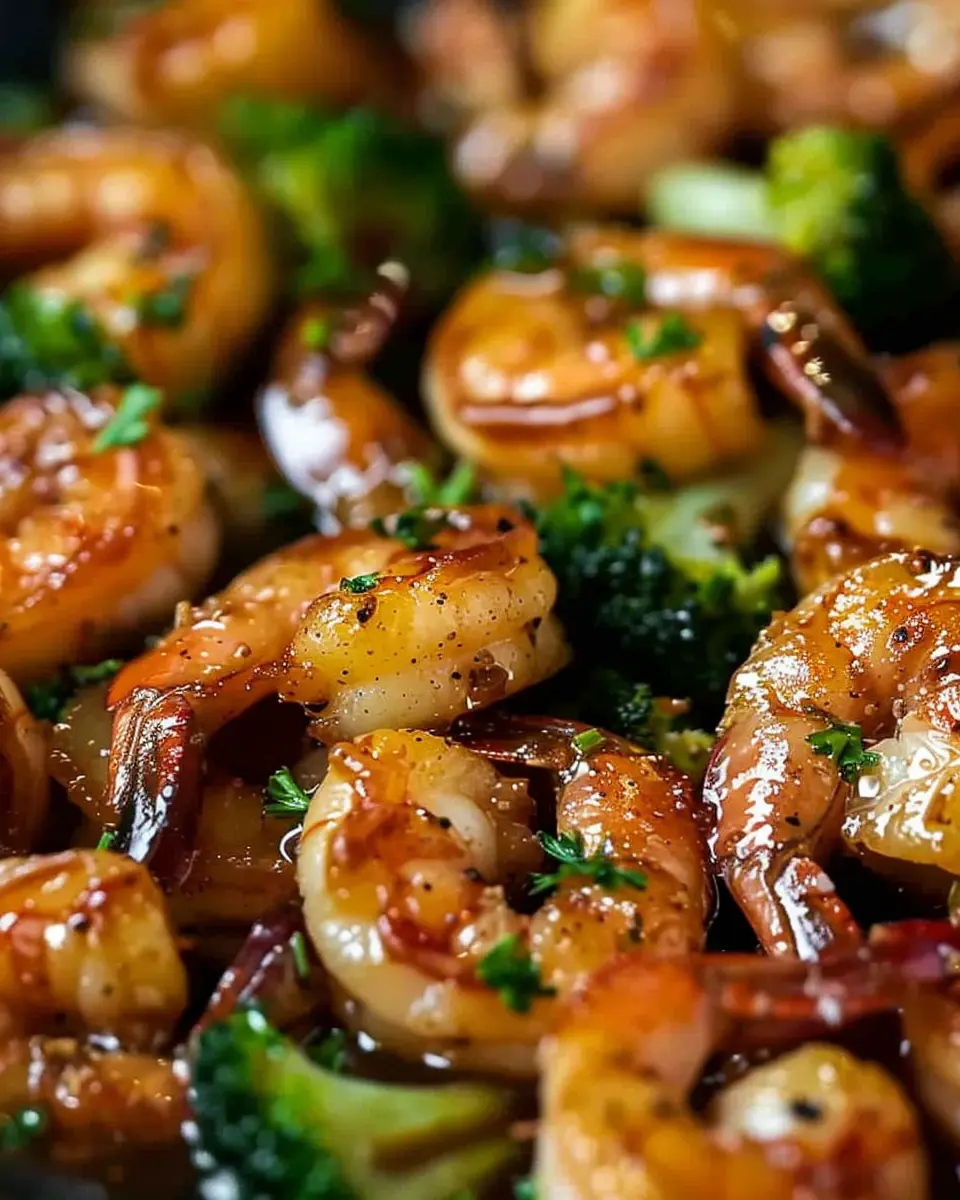 High-Protein Honey Garlic Shrimp