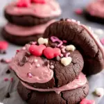 Valentine Ganache Cookies