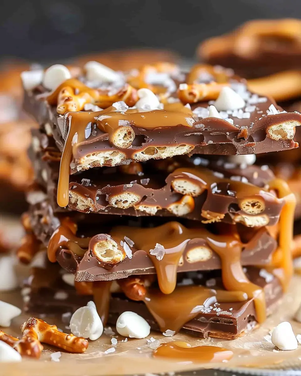 Salted caramel pretzel bark: the best sweet-salty treat for home chefs