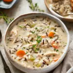Creamy Crockpot Chicken Wild Rice Soup