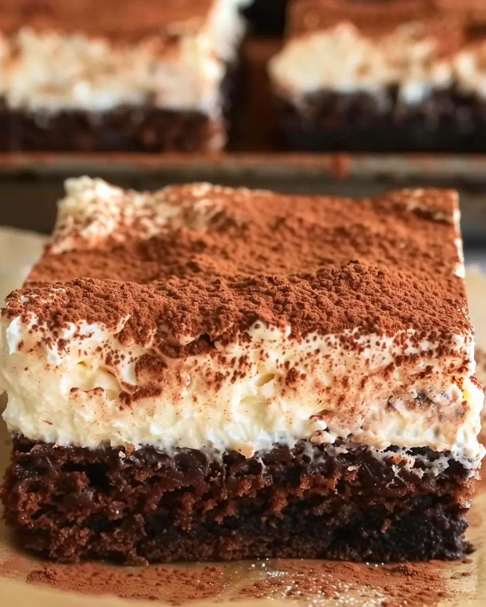 Tiramisu Brownies: Indulgent Dessert with a Cozy Twist