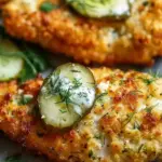Crispy Dill Pickle Parmesan Chicken