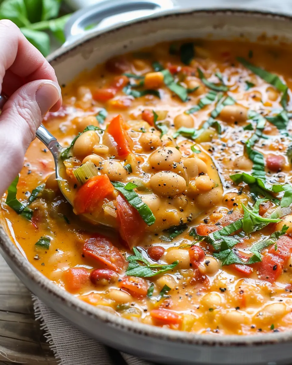 Creamy Tomato White Bean Stew: A Cozy Family Favorite Recipe
