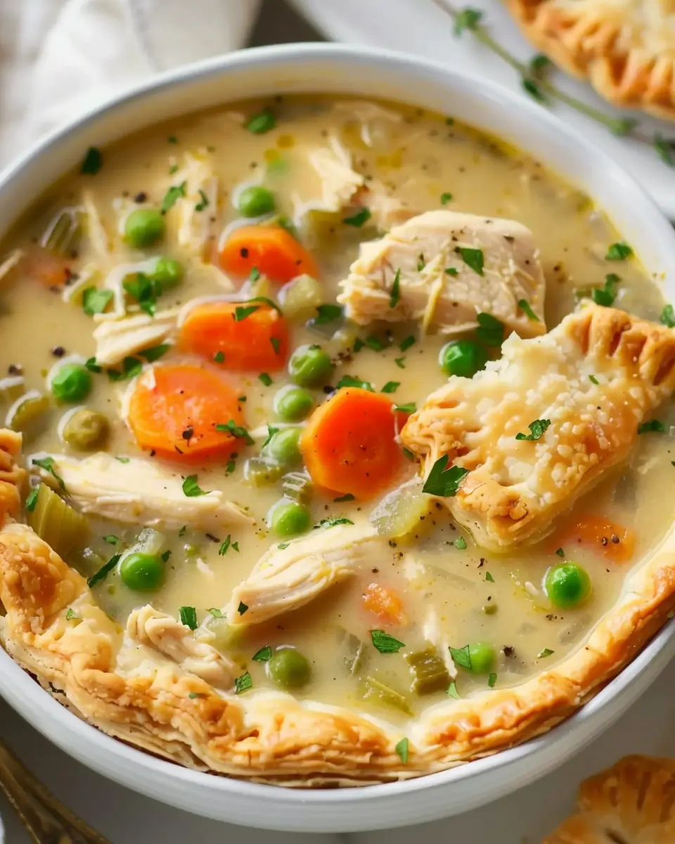 Chicken Pot Pie Soup Recipe