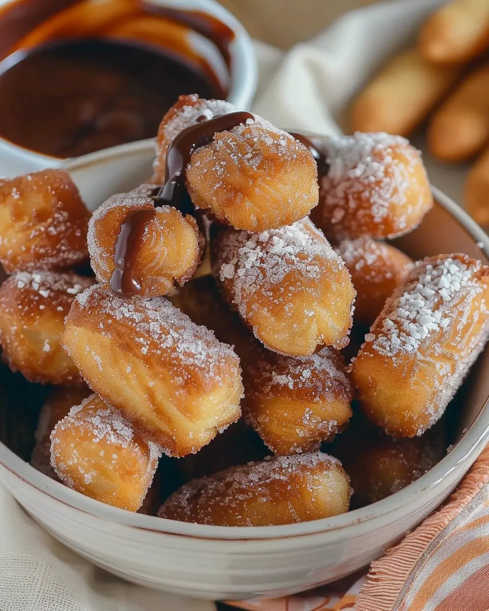 Sweet Air Fryer Churro Bites Recipe