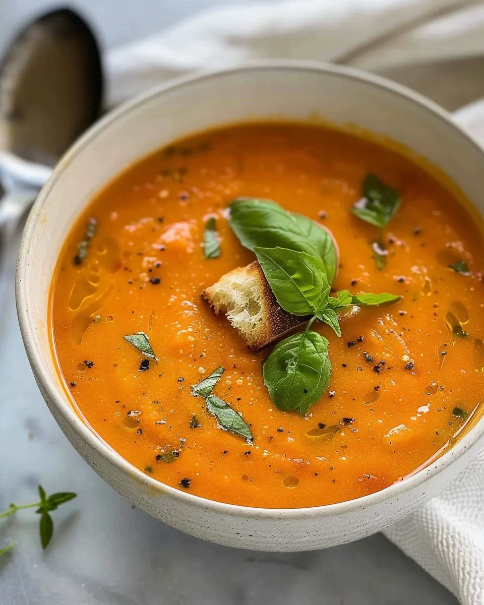 Creamy Tomato Basil Soup