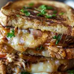 BBQ Chicken Grilled Cheese Sandwich