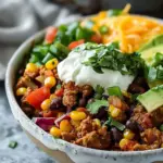 Loaded Potato Taco Bowl