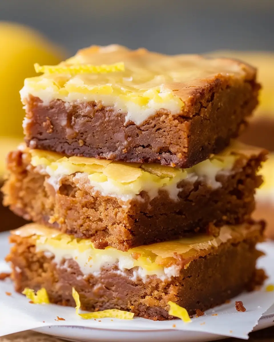 Easy Lemon Brownies Recipe: The Best Tangy Treat for Everyone