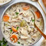 Creamy Crockpot Chicken Wild Rice Soup