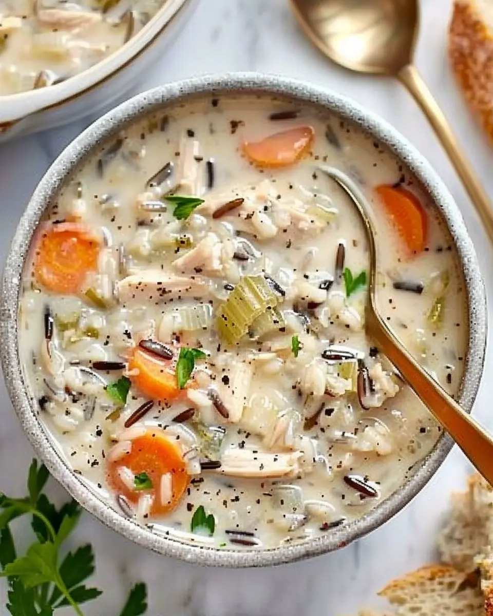 Creamy Crockpot Chicken Wild Rice Soup: A Comforting Delight