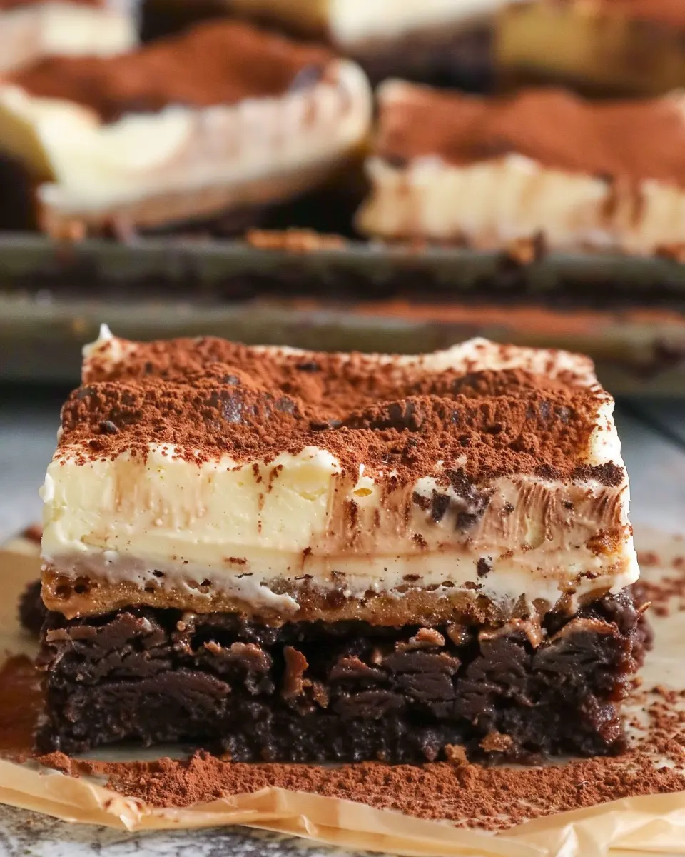 Tiramisu Brownies: Indulgent Treat for Coffee Lovers at Home