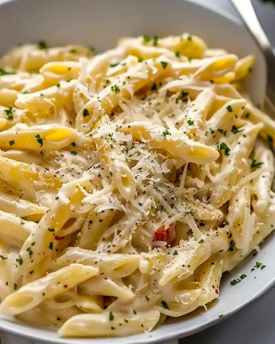 One Pot Creamy Garlic Pasta