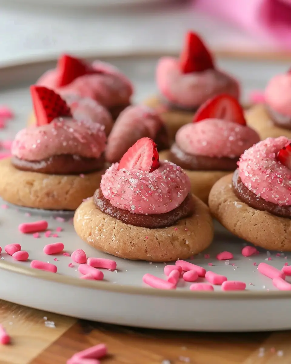 Strawberry Kiss Cookies: Easy, Irresistibly Sweet Delights