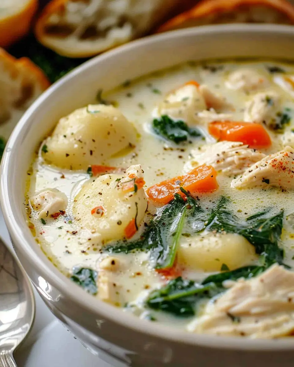 Olive Garden Chicken Gnocchi Soup