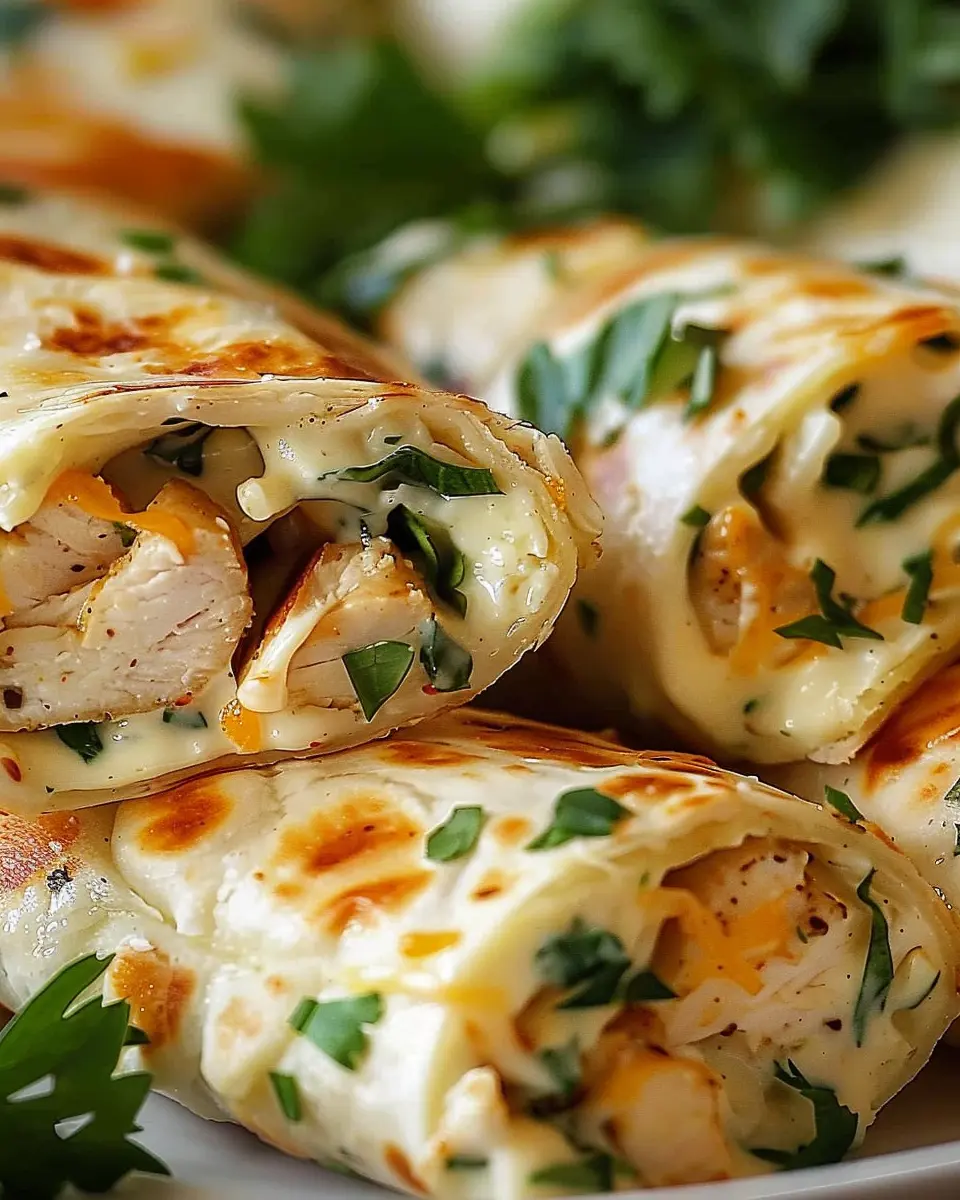 Cheesy Chicken Garlic Wraps: Easy Weeknight Delight Recipe