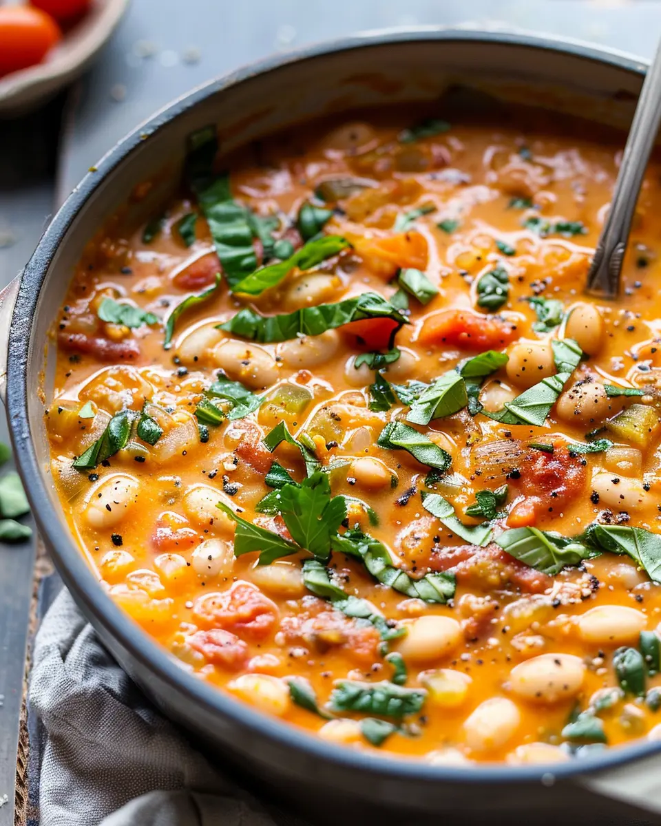 Creamy Tomato White Bean Stew: Easy Comfort Food for Everyone