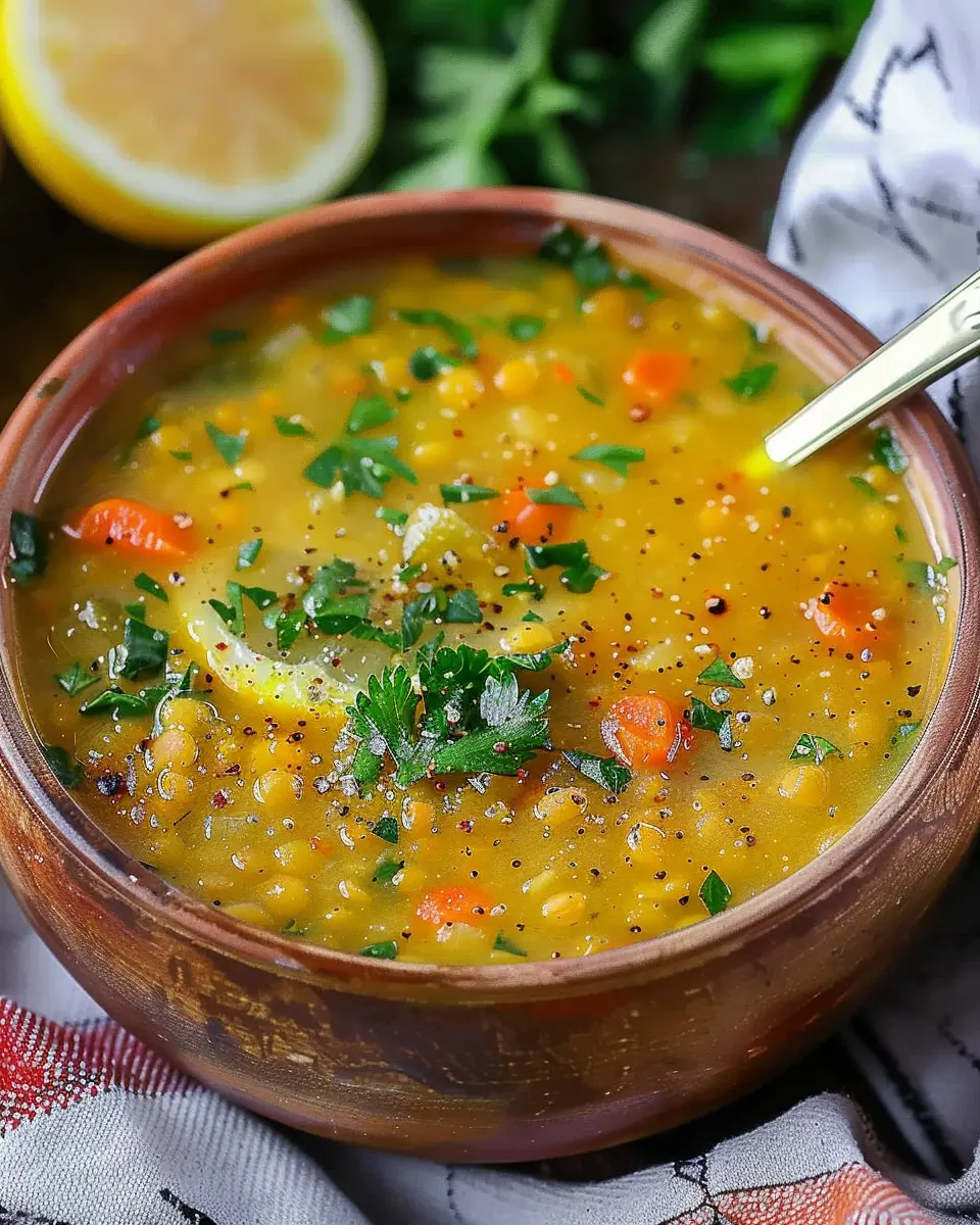 Lemon Lentil Soup: A Refreshing Twist for Cozy Evenings